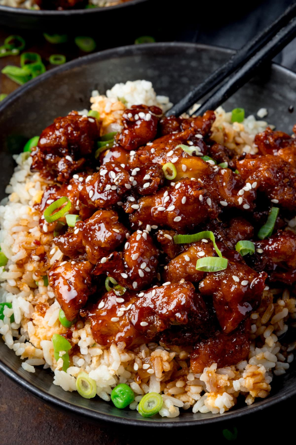 Air Fryer Sesame Chicken
