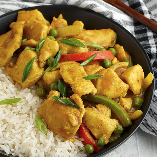 Chinese Chicken Curry Asian Style