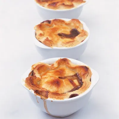 Individual Steak, Mushroom and Kidney Pies