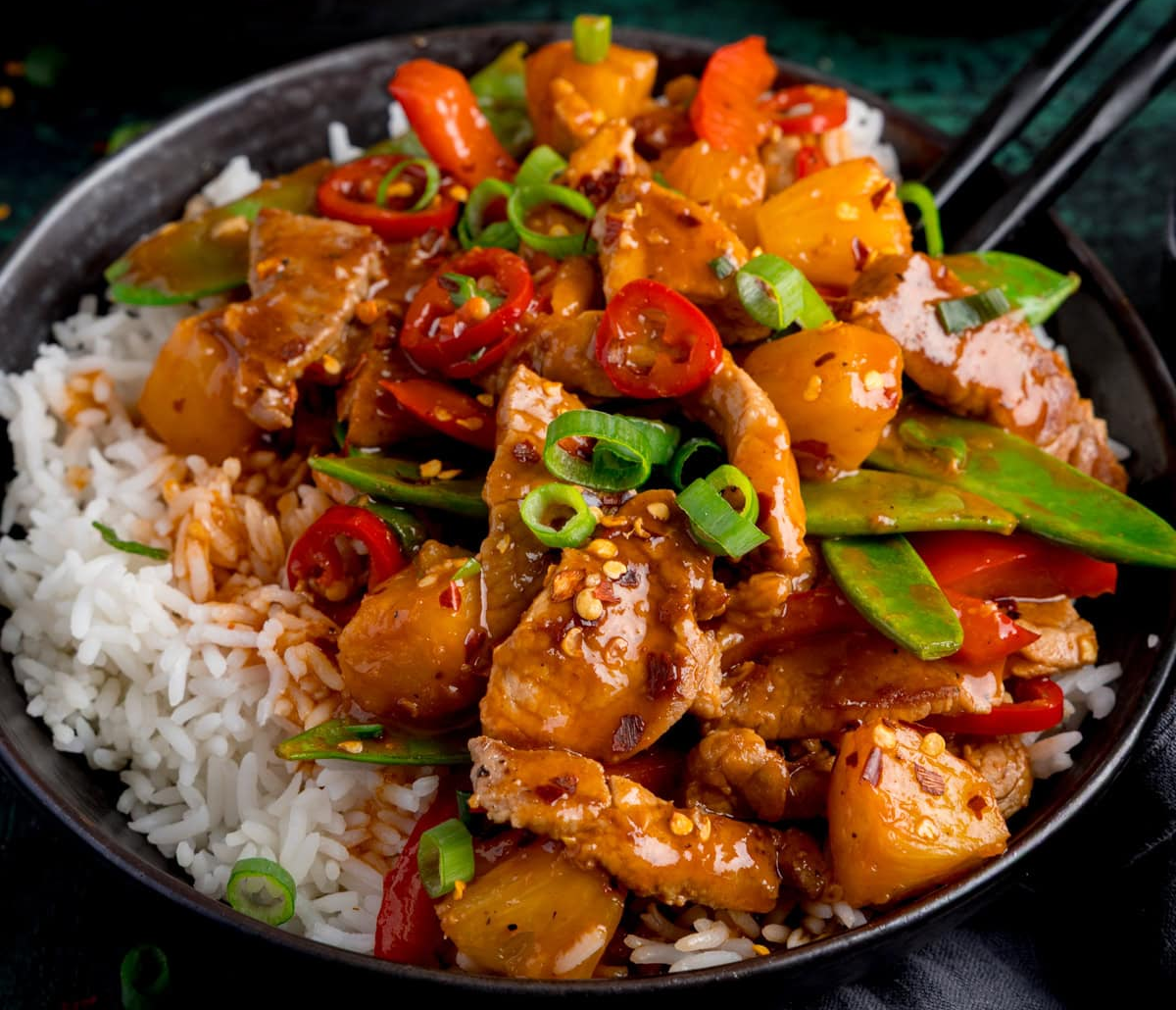 Pineapple Pork Stir Fry